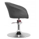 Крісло Мурат Р перукарське чорного кольору (MURHAIRBl)