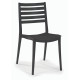Стілець Зара пластиковий чорний (ZARABL)
