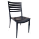 Стілець Зара пластиковий чорний (ZARABL)