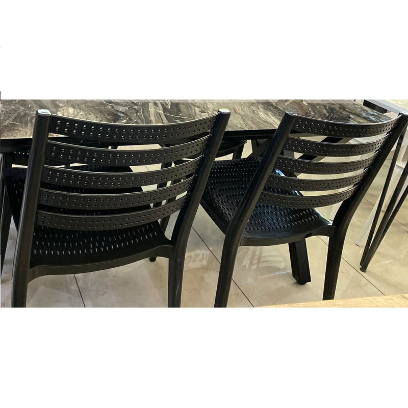 Стілець Зара пластиковий чорний (ZARABL)