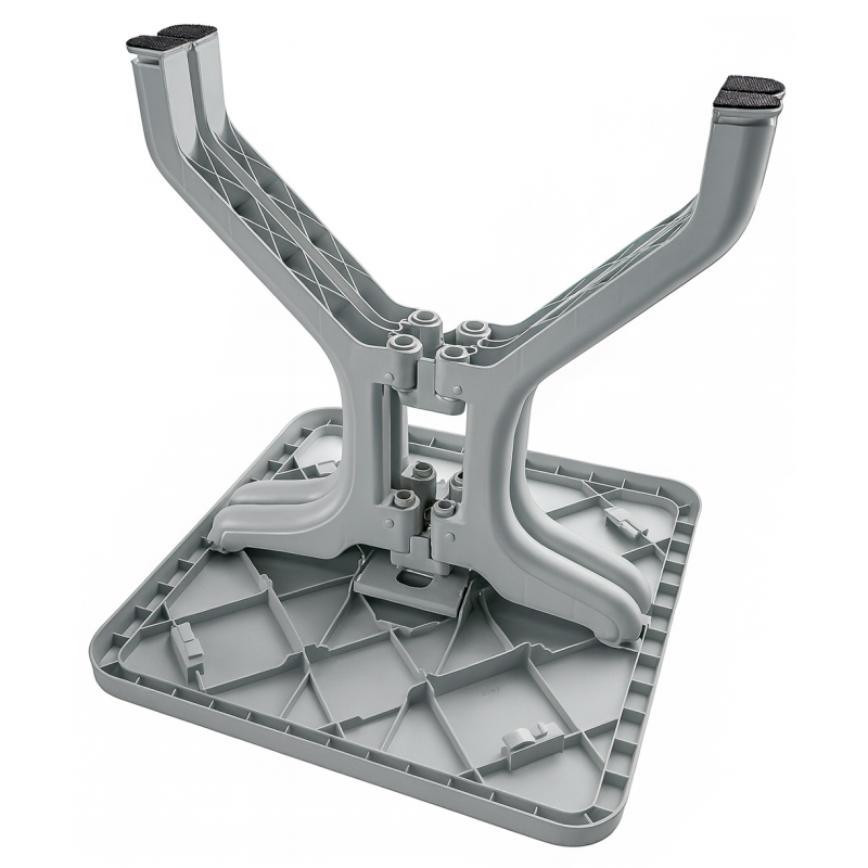 Стіл Прима квадратний складний пластиковий 80*80 білий колір (PPRIMAWH)