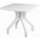 Стіл Прима квадратний складний пластиковий 80*80 білий колір (PPRIMAWH)