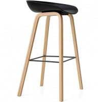 Стілець Адель барний високий чорний (ADELHBL)