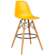 Стілець Тауер Вуд барний високий жовтий (001010HYEL)