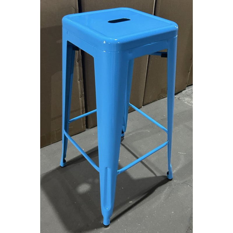 Стілець Толікс барний високий блакитний (TOLIXBLUE)