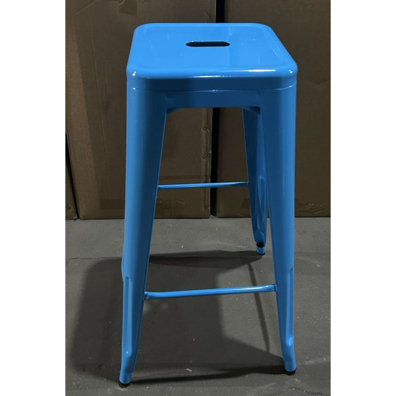 Стілець Толікс барний високий блакитний (TOLIXBLUE)