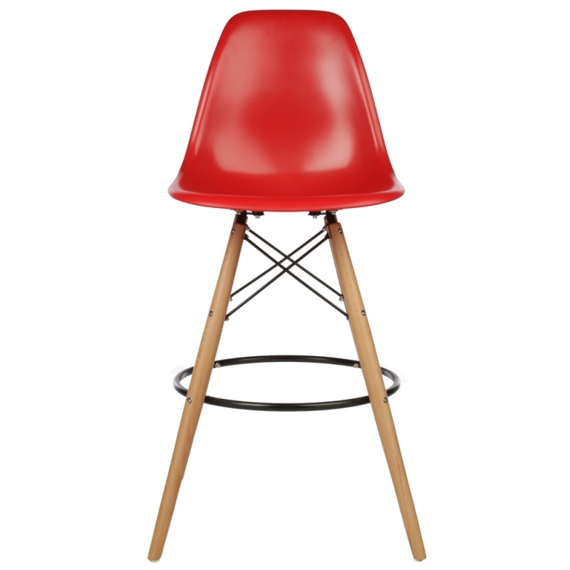 Стілець Тауер Вуд барний високий червоний (001010HWRE)