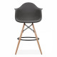 Стілець Тауер Вуд Eames барний високий чорний (SDMEAMESBL)