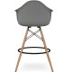 Стілець Тауер Вуд Eames барний високий темно-сірий (SDMEAMESGD)