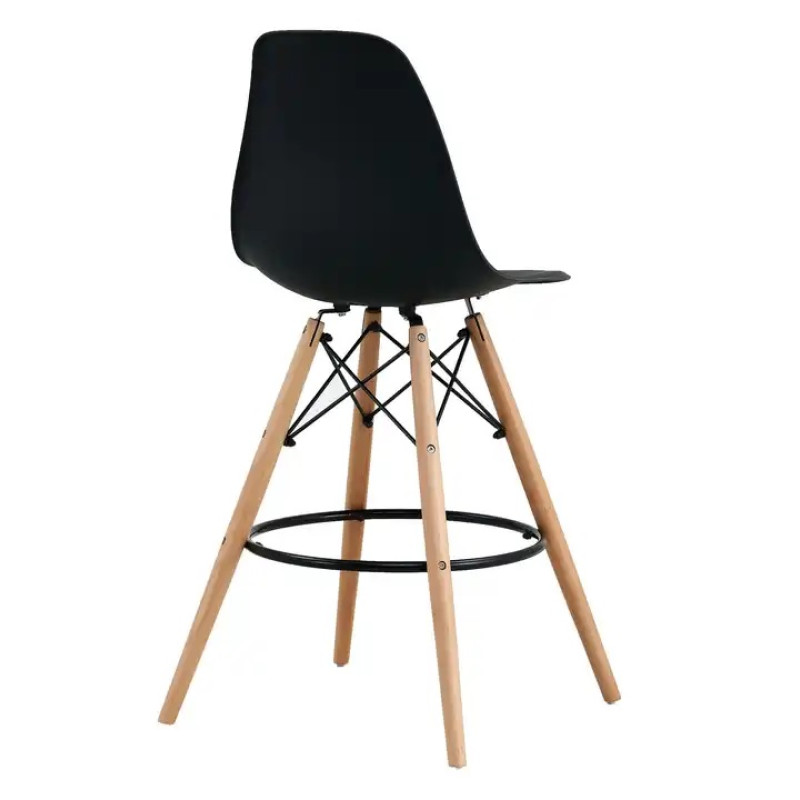 Стілець Тауер Вуд барний високий чорний (001010HBL)