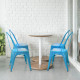 Стілець Толікс металевий блакитний (TOLIXSBLUE)