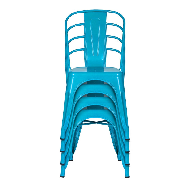 Стілець Толікс металевий блакитний (TOLIXSBLUE)
