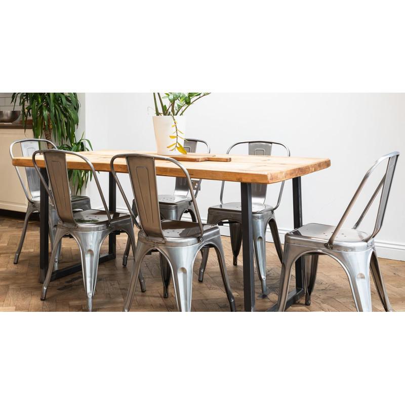 Стілець Толікс металевий полірований (TOLIXSSI)