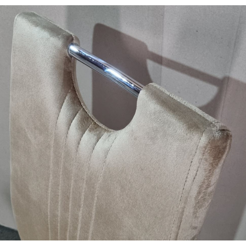 Стілець Аріана м'який коричневий велюр (ARIANABR)