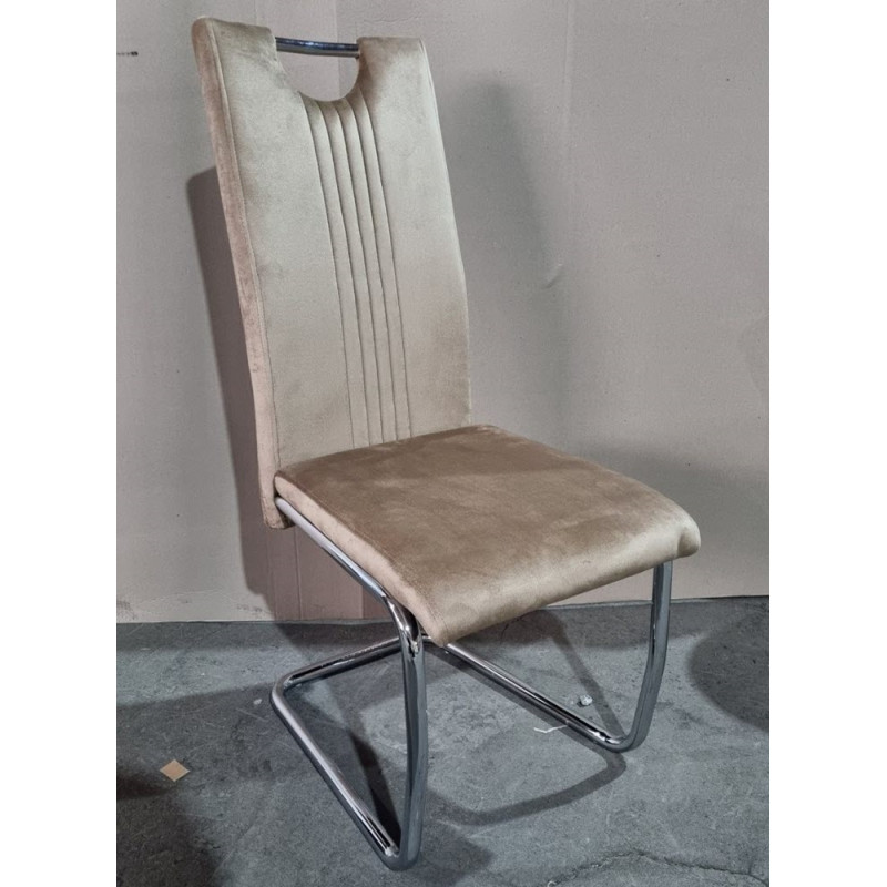 Стілець Аріана м'який коричневий велюр (ARIANABR)