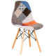 Tkanina Stilec Tower Wood Soft z patchworkiem (SDM16WSF)