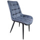 Стілець Гламур оксамит велюр сірий (GLAMGRE)