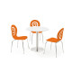 Стілець Лев дерев'яний помаранчевий (LEVOR)