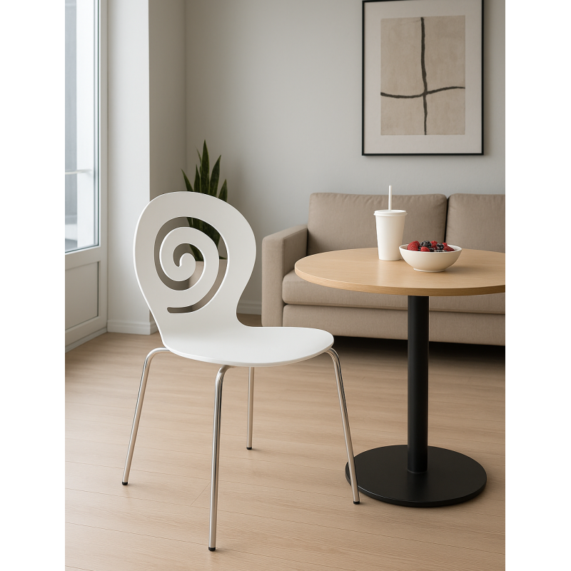 Стілець Лев дерев'яний білий (LEVWH)