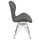 Стілець Стар S металеві ніжки екошкіра сіра (STARGRS)