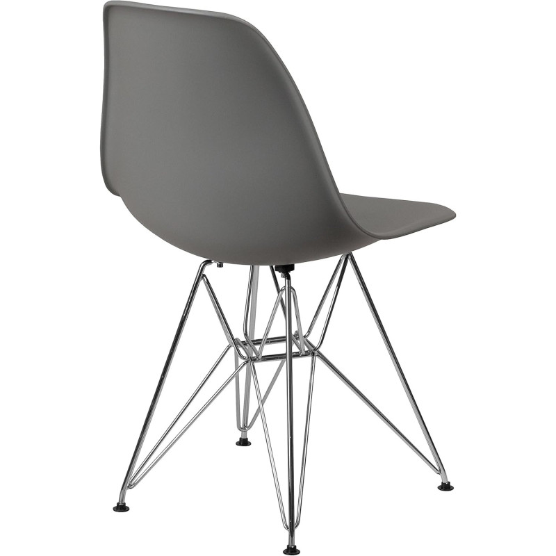 Стілець Тауер ножки метал пластик сірий (SDMРС016GREY)