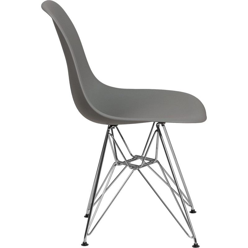 Стілець Тауер ножки метал пластик сірий (SDMРС016GREY)