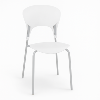 Стілець Асторія пластиковий білий (ASTRWH)