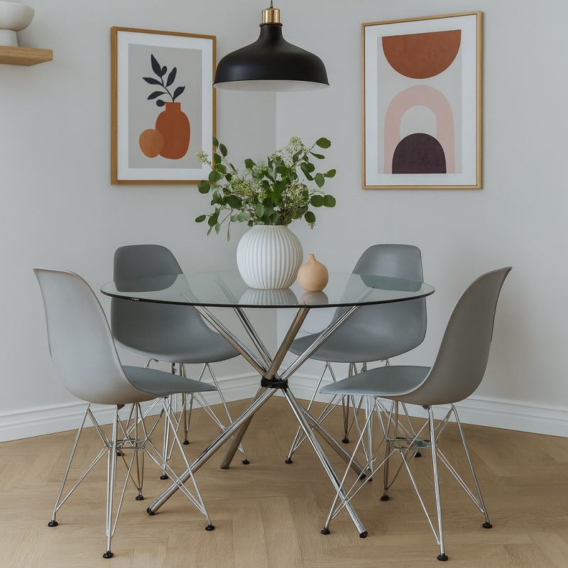 Стілець Тауер ножки метал пластик сірий (SDMРС016GREY)