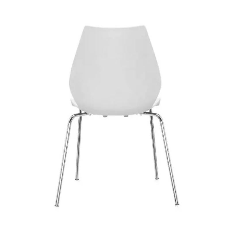 Стілець Лілі пластиковий білий (001018WH)