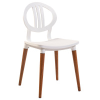Стілець Турин пластиковий білий (TURINWH)