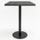 Стіл Сеніо BL високий квадратний 70*70 см колір чорний (SENIOHBL)
