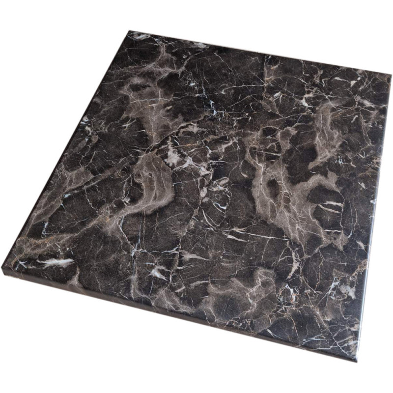 Стіл Сеніо BL високий квадратний 70*70 см колір чорний (SENIOHBL)