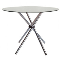 Стіл Тог круглий скляний обідній д. 80 см (TOG80)