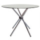 Стіл Тог круглий скляний обідній буд. 80 см (TOG80)