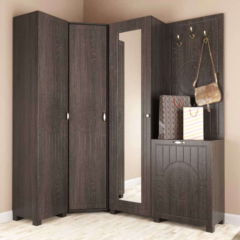 Шкаф комбинированный Bourbon Дуб табак (104170106)