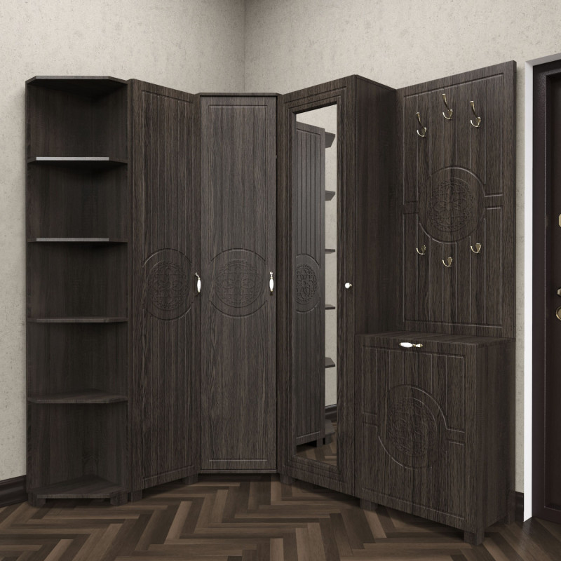 Шкаф комбинированный Bourbon Дуб табак (104170106)