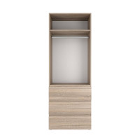 Шкаф распашной 2 Light Дуб Сонома (LT12130000000)
