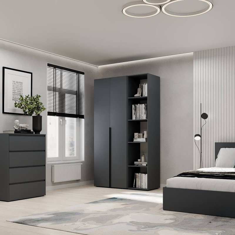 Шафа розстібна комбінована №11 ART IN HEAD Light Графіт (LTK0117000000)