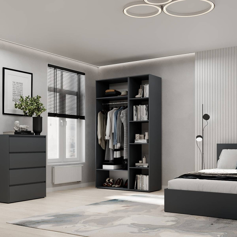 Шафа розстібна комбінована №11 ART IN HEAD Light Графіт (LTK0117000000)