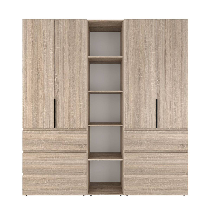 Шкаф распашный комбинированный №6 ART IN HEAD Light Дуб Сонома (LTK0613000000)