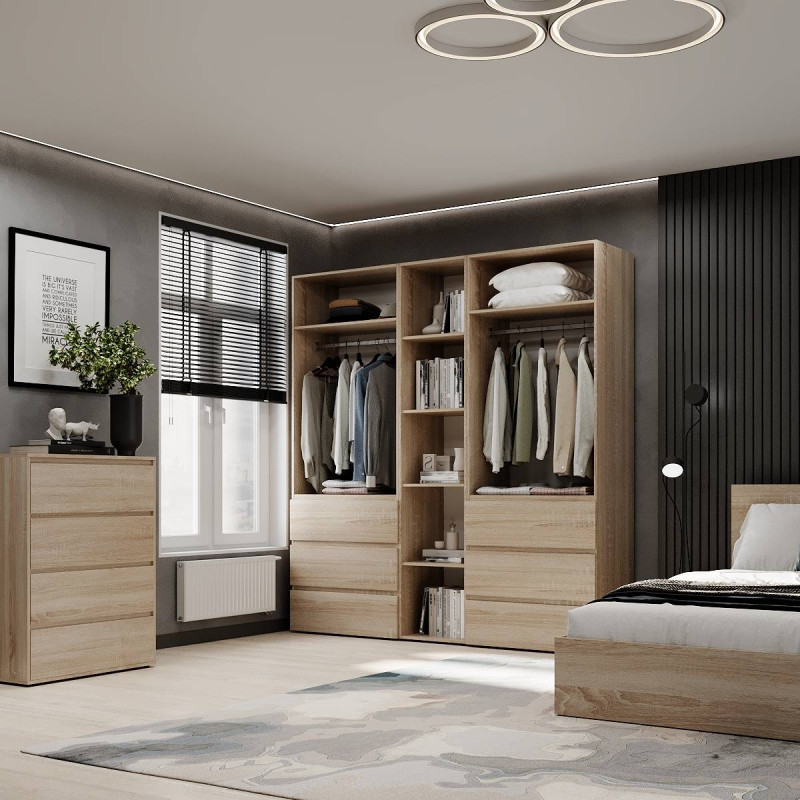 Шкаф распашный комбинированный №6 ART IN HEAD Light Дуб Сонома (LTK0613000000)