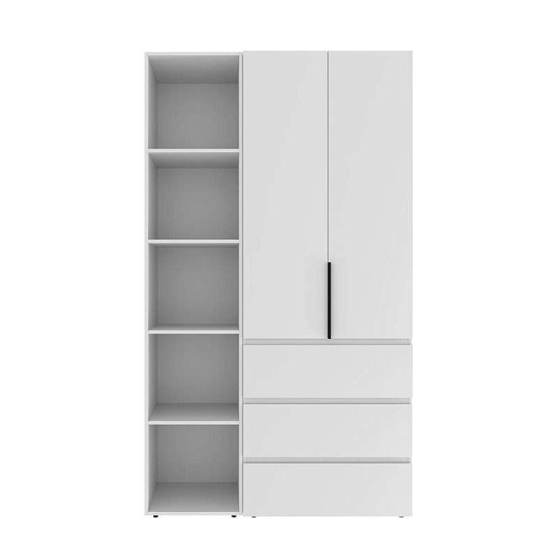 Шкаф распашный комбинированный №7 ART IN HEAD Light Белый бриллиант (LTK071000000)