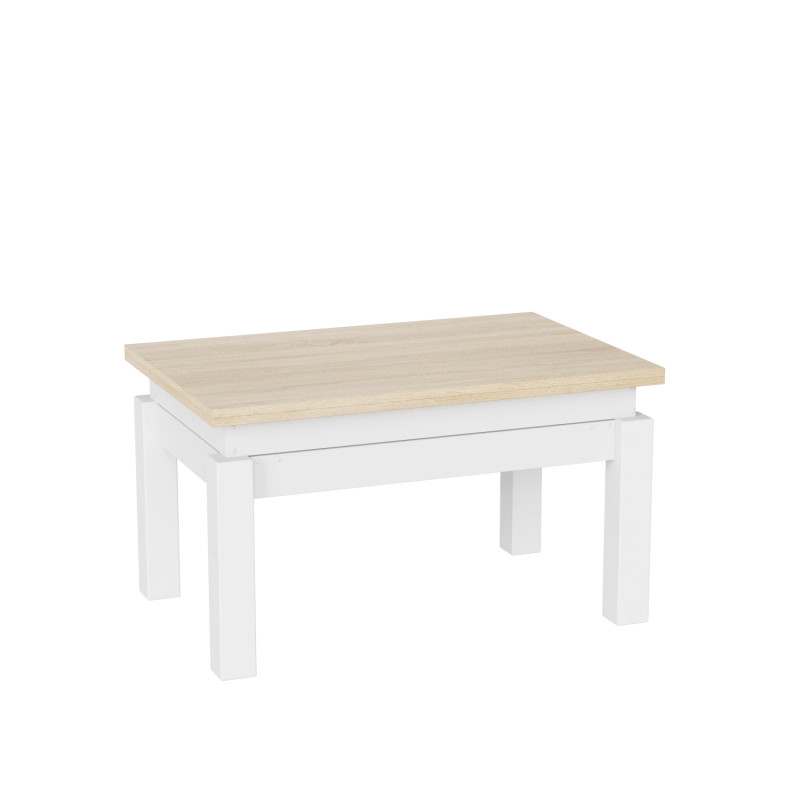 Стіл-трансформер B-Fly Дуб сонома/Білі ноги (TB09130100110)