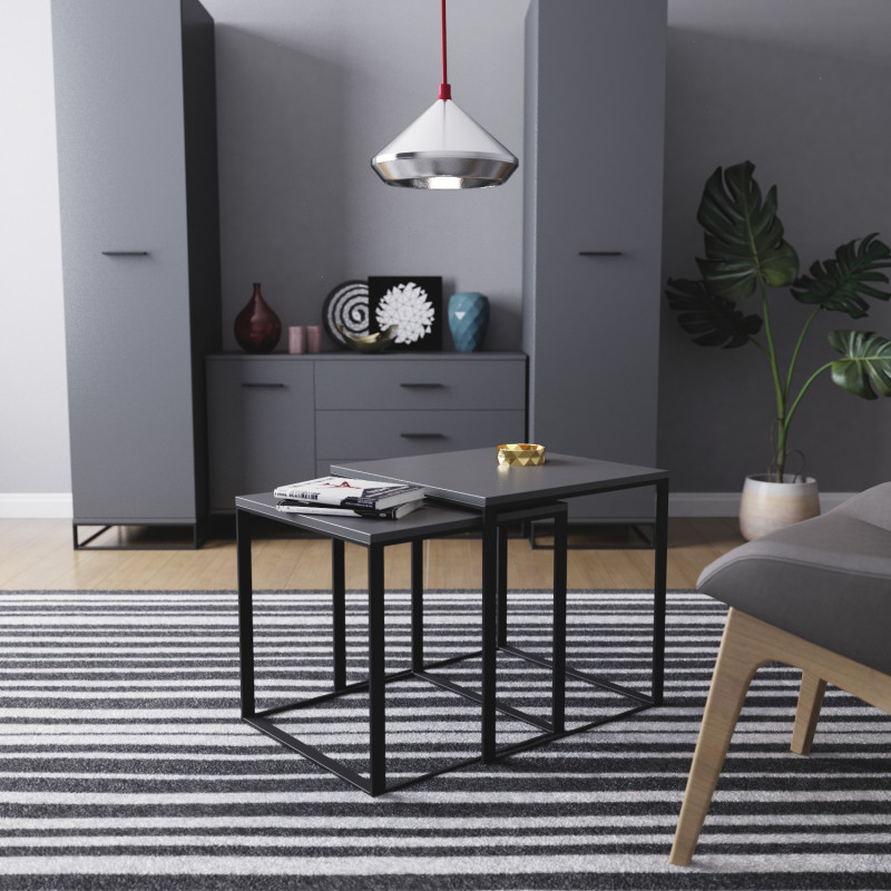 Стол журнальный 2 в 1 Ascet Графит (AS14070000030)