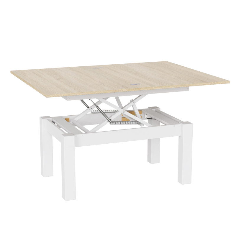 Стіл-трансформер B-Fly Дуб сонома/Білі ноги (TB09130100110)