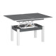 Стіл-трансформер B-Fly Glass Графіт/Білі ноги/Графітове скло (TB10070700112)