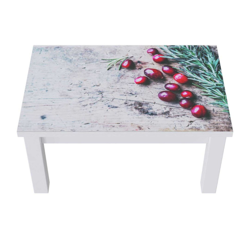 Стіл журнальний B-Jet Print 4 Аляска структурна/Білі ноги (131026615)