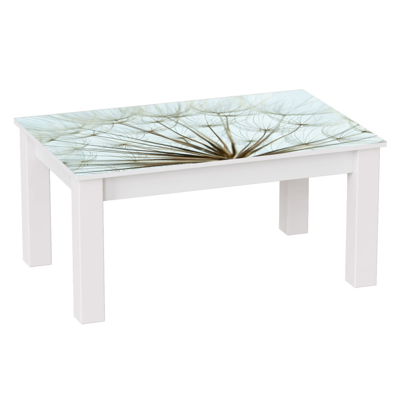 Стол журнальный B-Jet Print 988 Аляска структурная/Белые ноги (131026215)