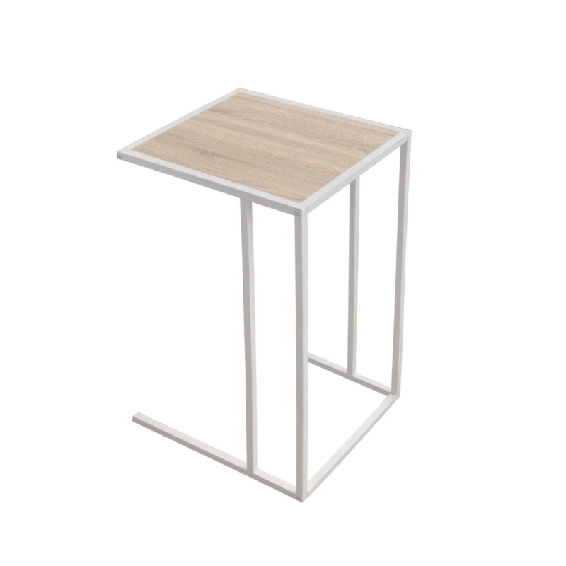 Стол придиванный Fiji Double 430х630х350 Белый/Дуб сонома (TB06130000010)