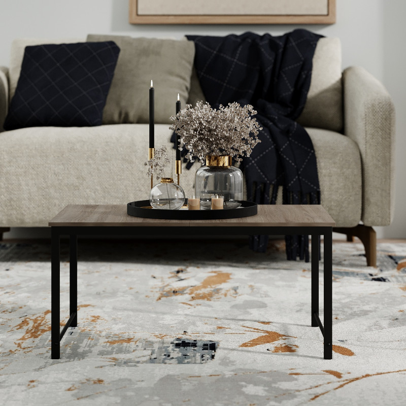 Стіл-трасформер Just Fiji 442х654х327 Дуб вінтаж оксид/Чорний (TB07090000030)